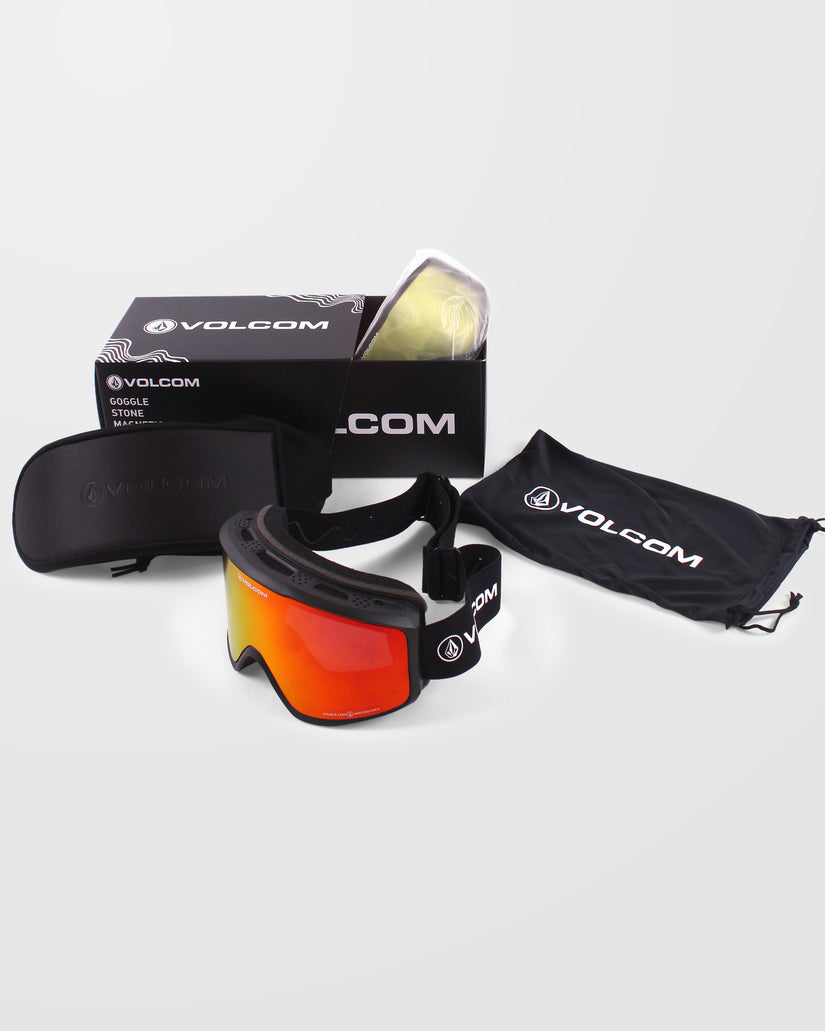 Masque de snow Volm Stone Magnetic - Black