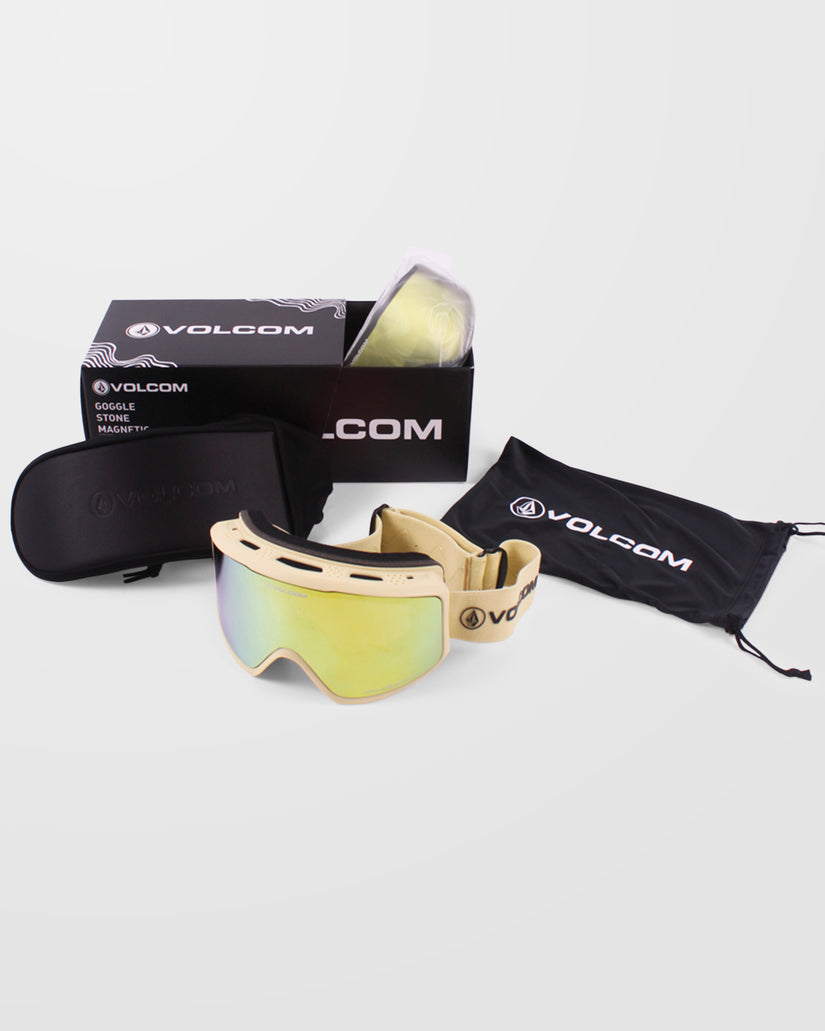 Masque de snow Volm Stone Magnetic - Beige