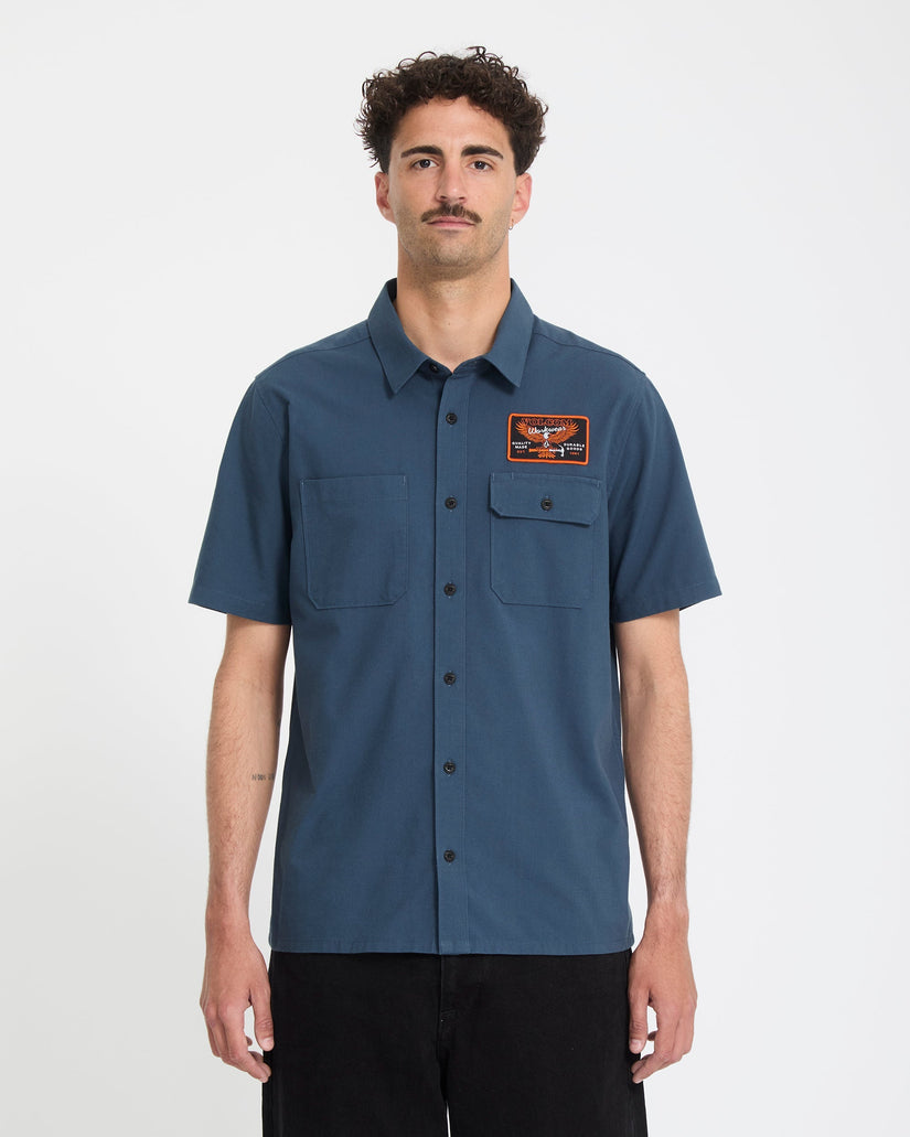 Chemise Slab City - Midnight Blue