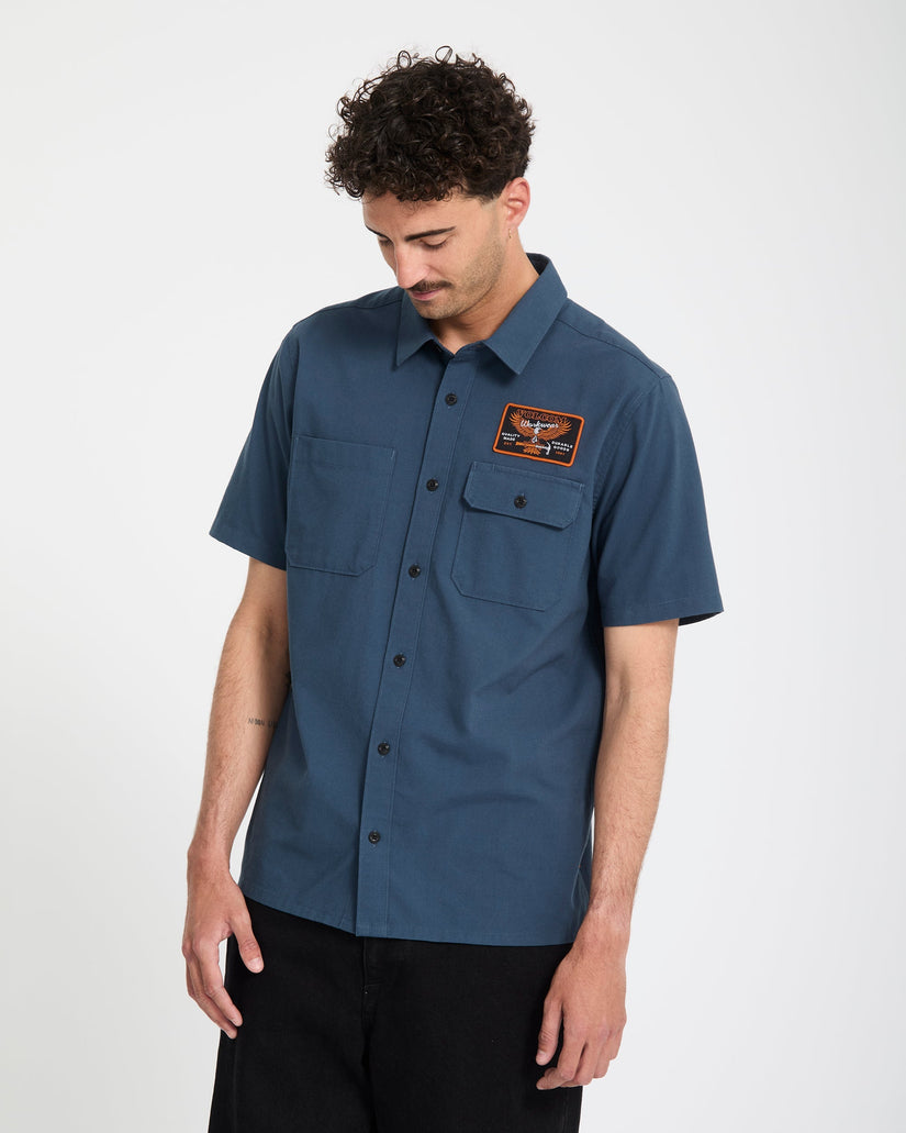Chemise Slab City - Midnight Blue