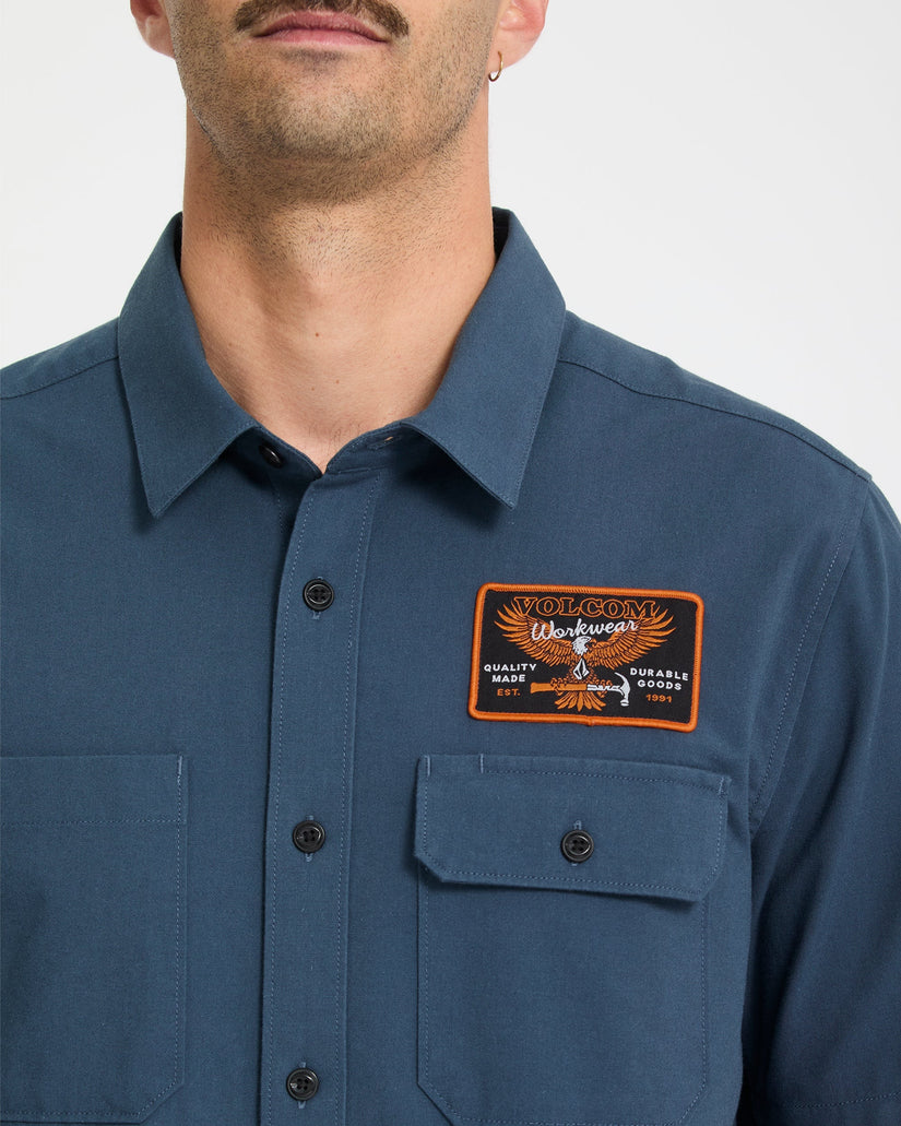 Chemise Slab City - Midnight Blue