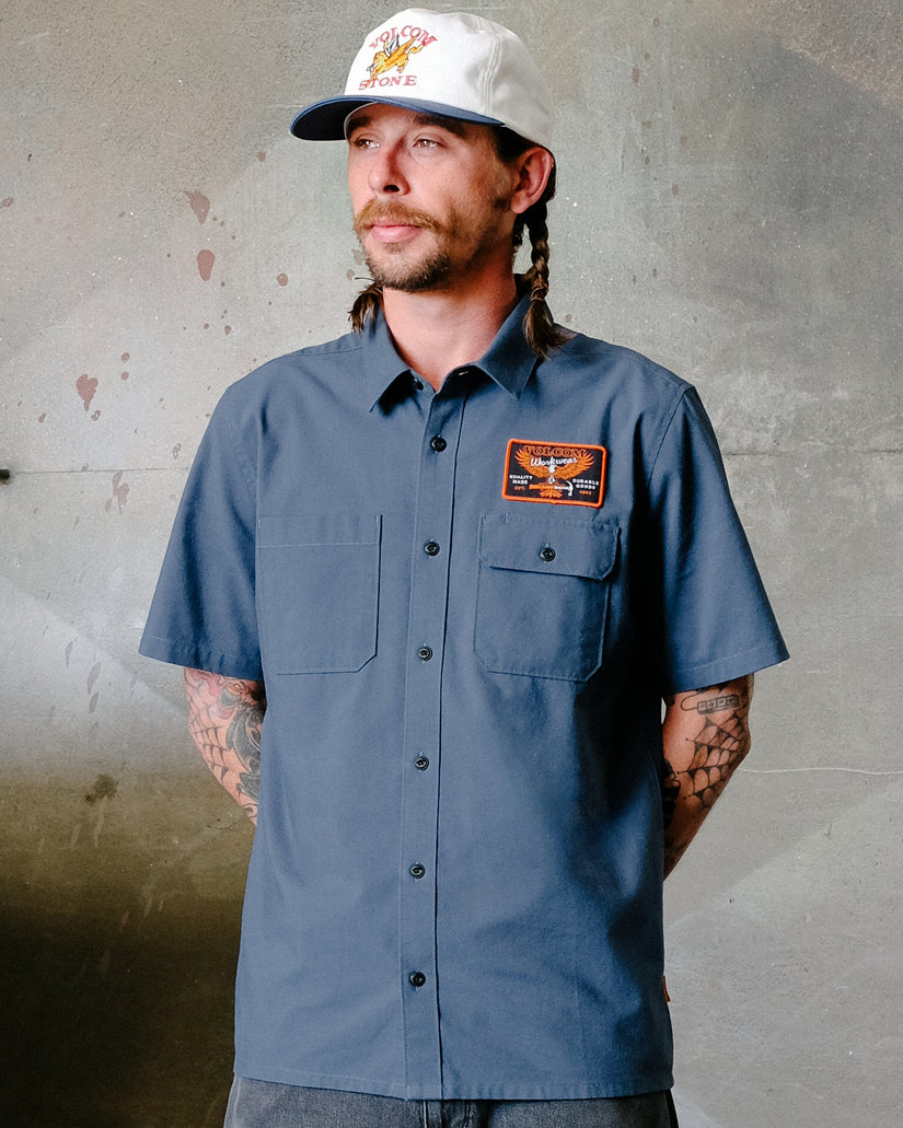 Chemise Slab City - Midnight Blue