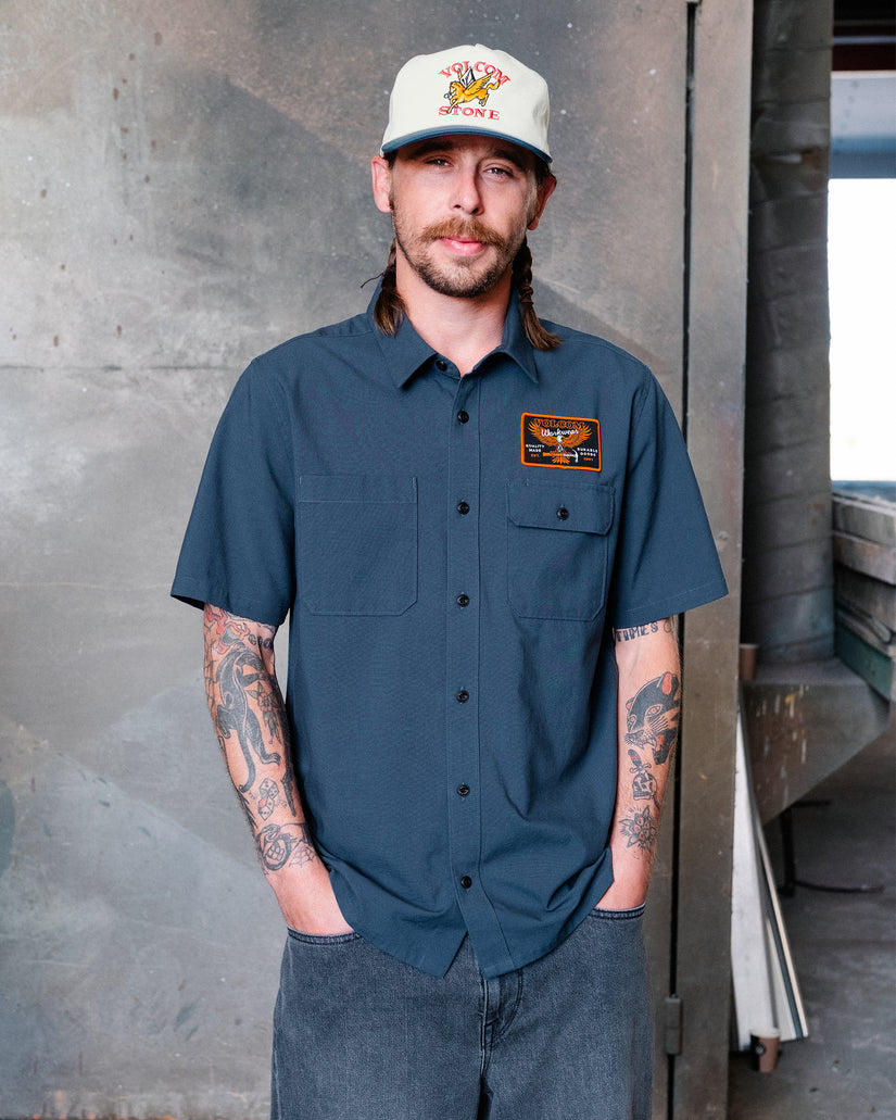Chemise Slab City - Midnight Blue
