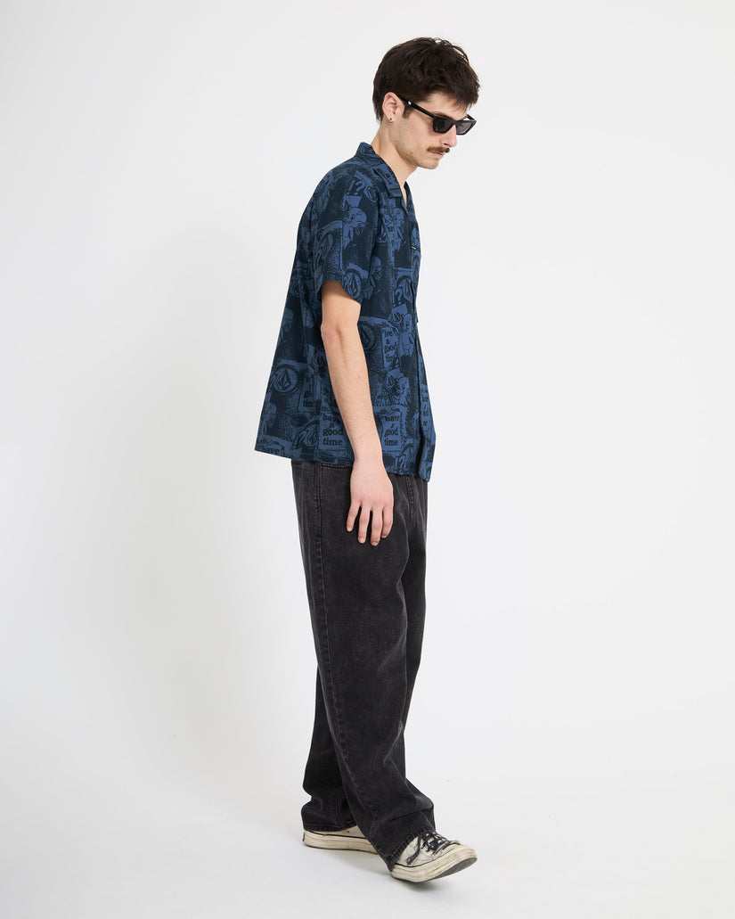 Chemise Hoboken - Blueberry