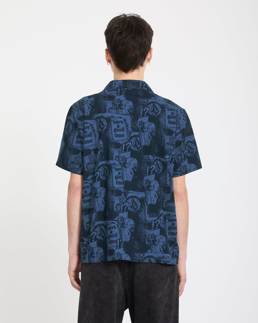 Chemise Hoboken - Blueberry