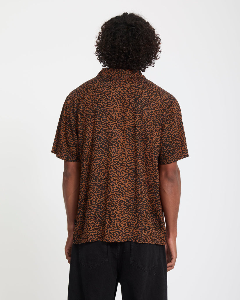 Chemise Utopias Print - Brown Horn
