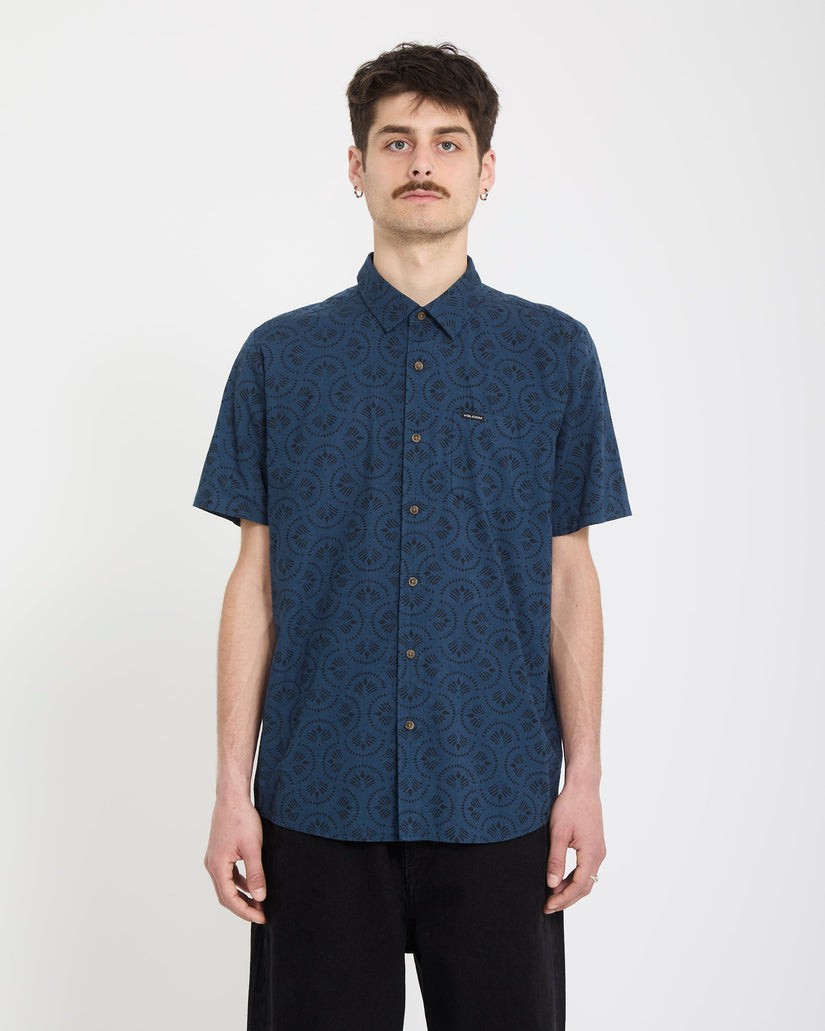 Chemise Scaler Stone Woven - Midnight Blue