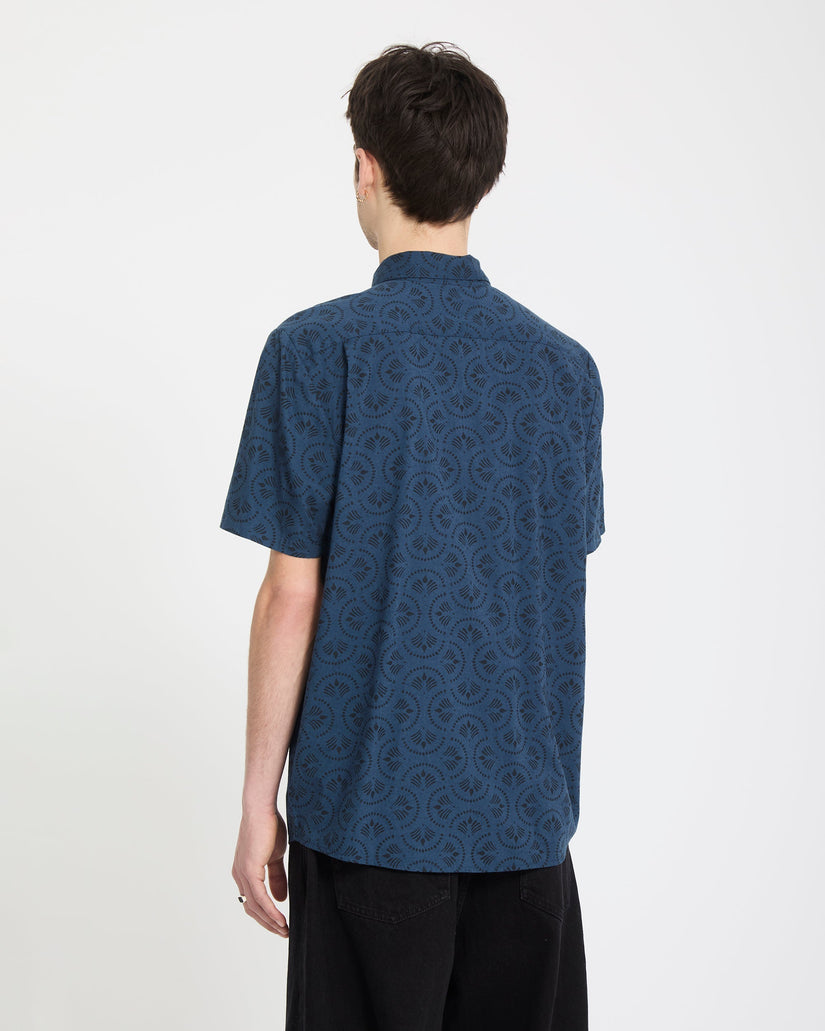 Chemise Scaler Stone Woven - Midnight Blue