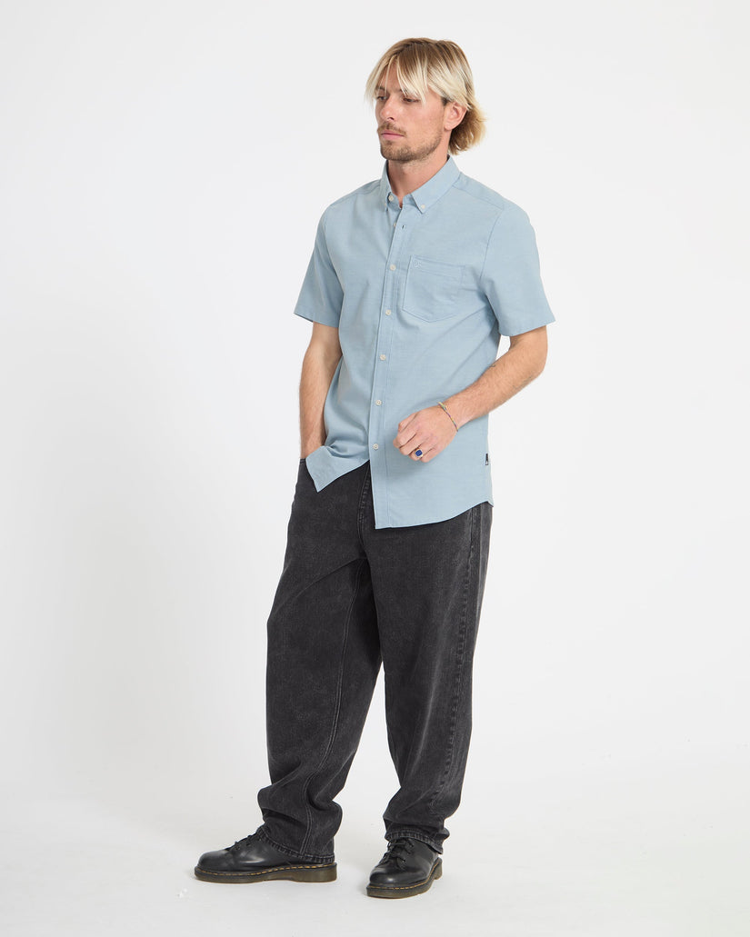 Chemise Everett Oxford - Wrecked Indigo