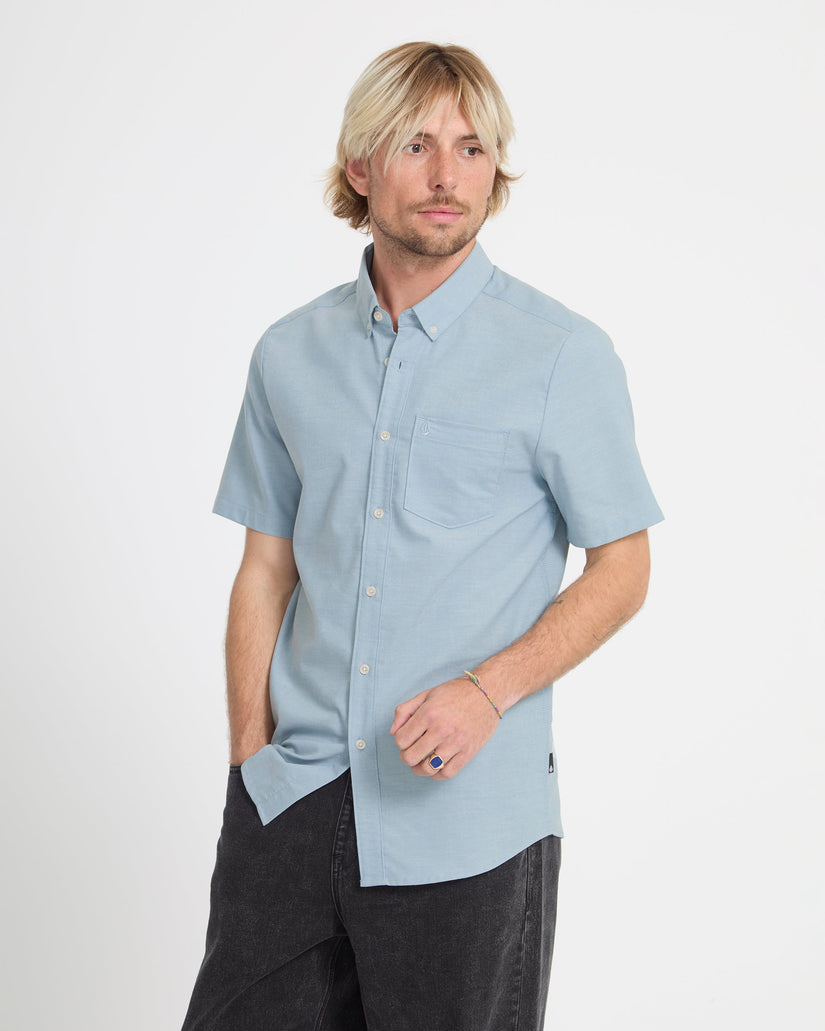 Chemise Everett Oxford - Wrecked Indigo