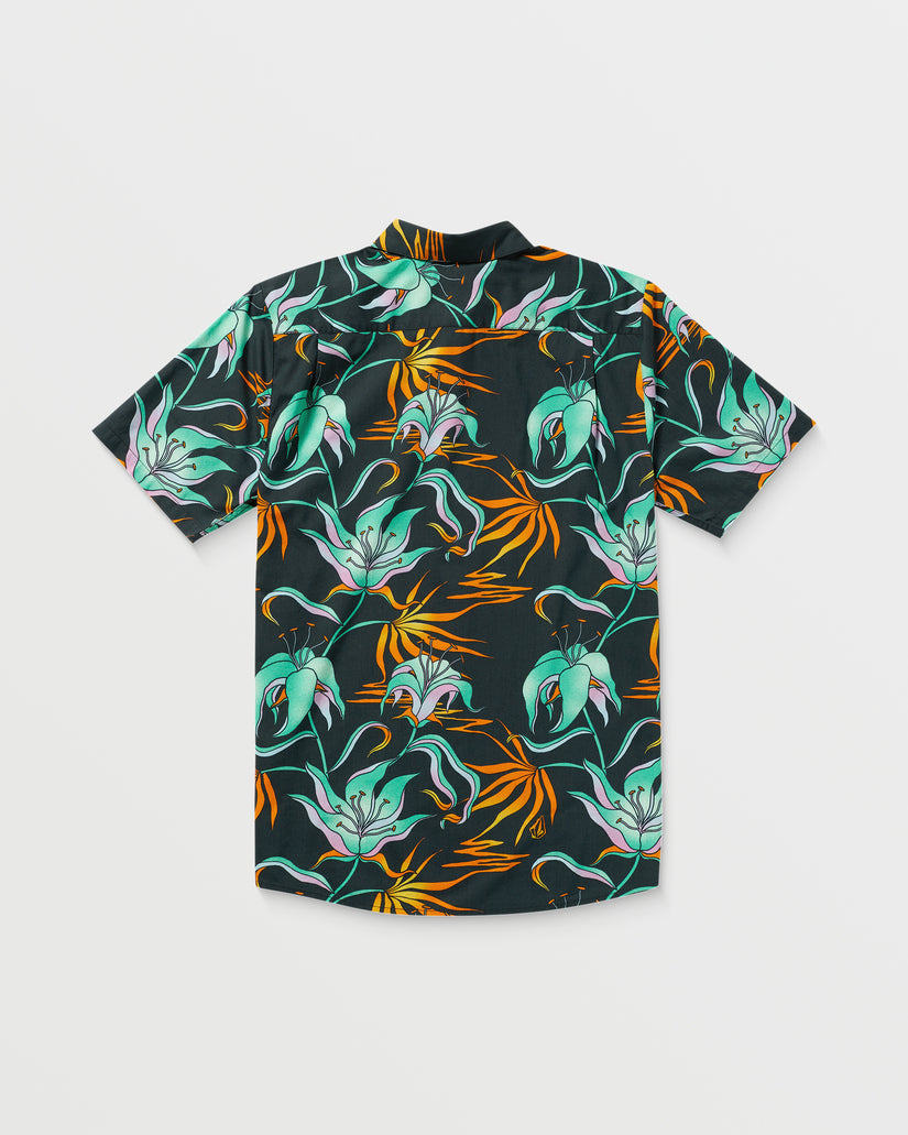 Chemise Brainmelter Floral - Black Green