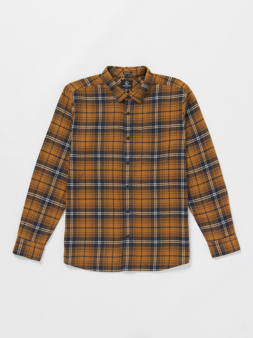 Chemise Caden Plaid - CHESTNUT BROWN