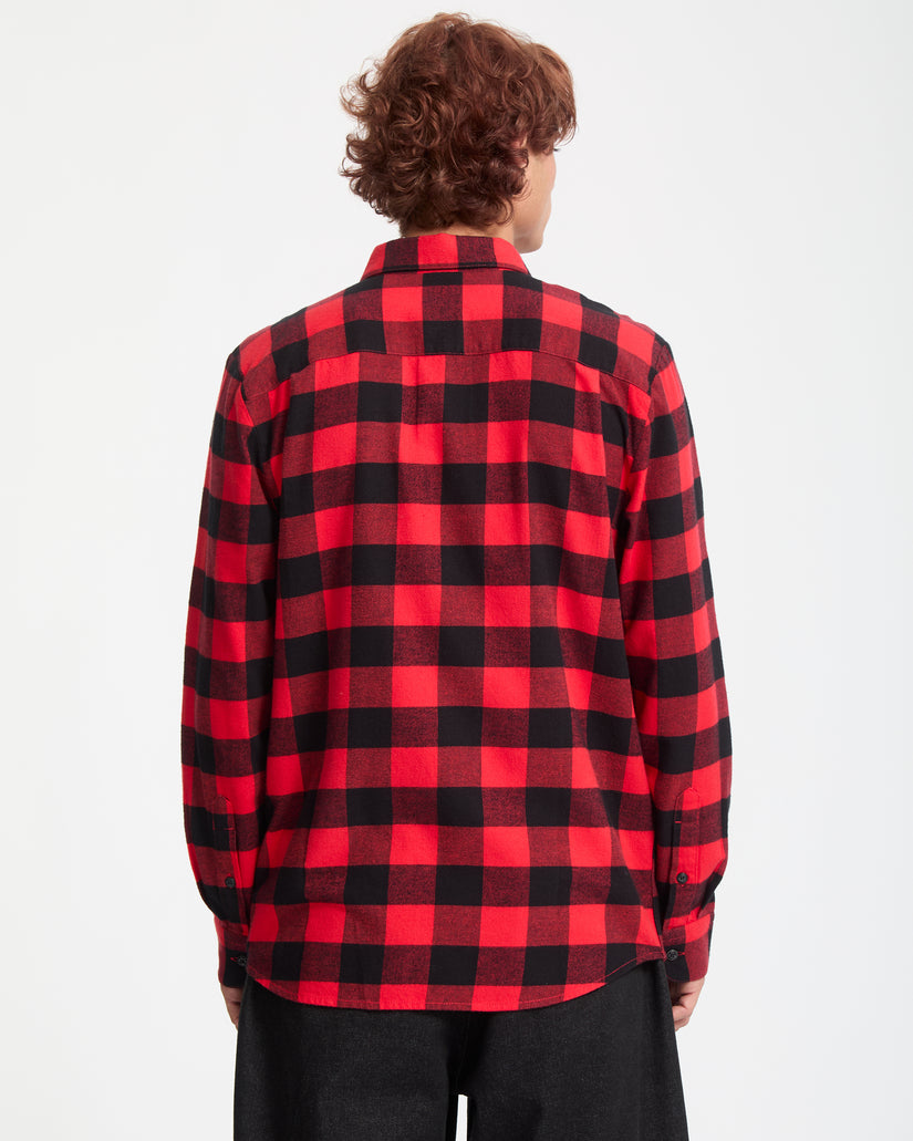 Chemise Caden Plaid - Lifeguard Red