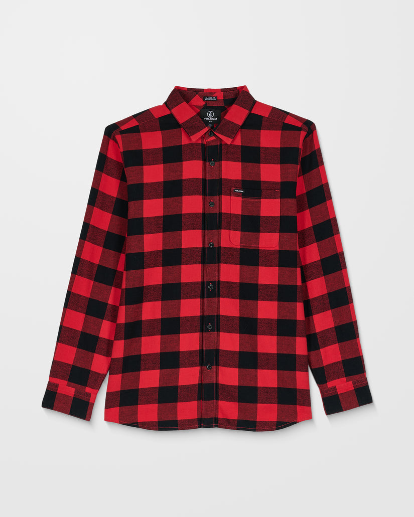 Chemise Caden Plaid - Lifeguard Red