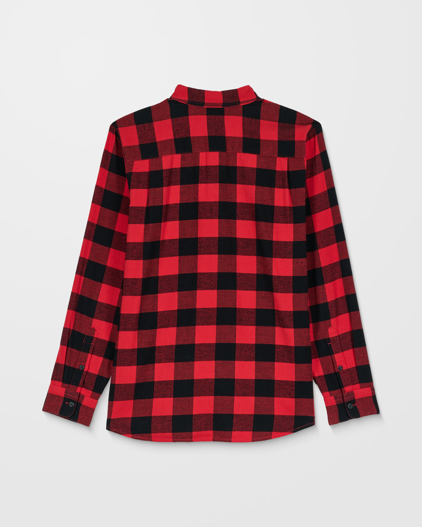 Chemise Caden Plaid - Lifeguard Red