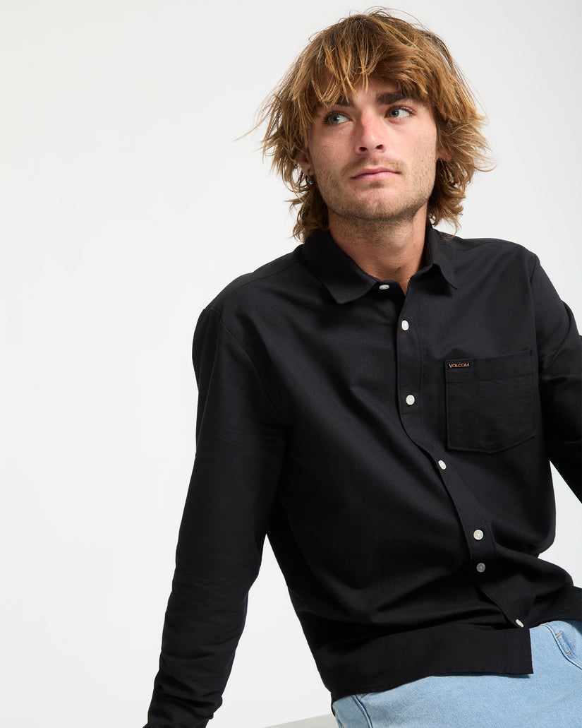Chemise Veeco Oxford - Black