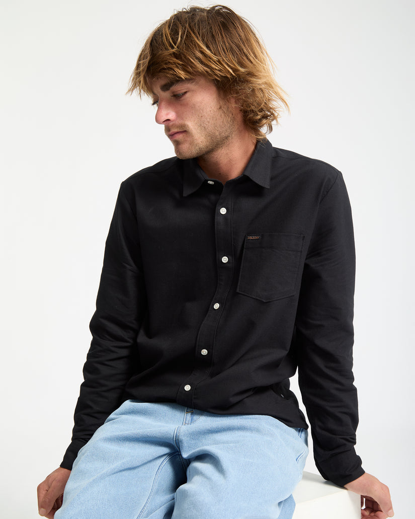 Chemise Veeco Oxford - Black