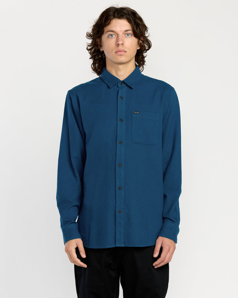 Chemise Caden Solid - Cosmic Blue