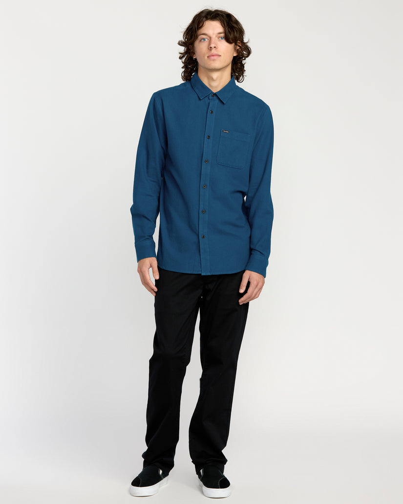 Chemise Caden Solid - Cosmic Blue