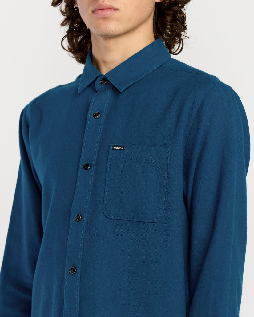 Chemise Caden Solid - Cosmic Blue