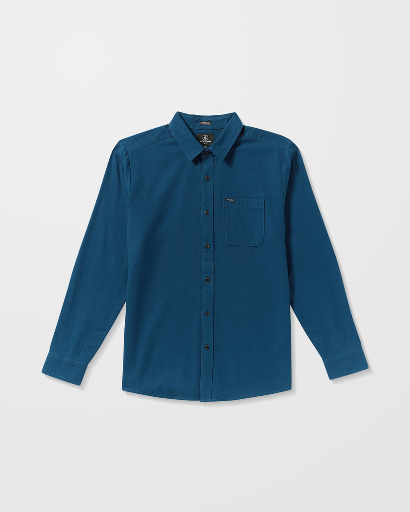 Chemise Caden Solid - Cosmic Blue
