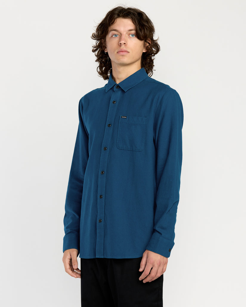 Chemise Caden Solid - Cosmic Blue