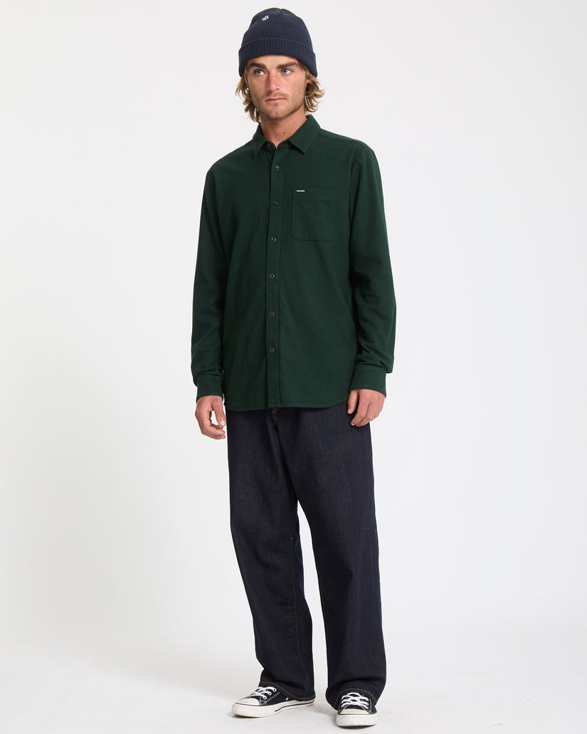 Chemise Caden Solid - Scarab
