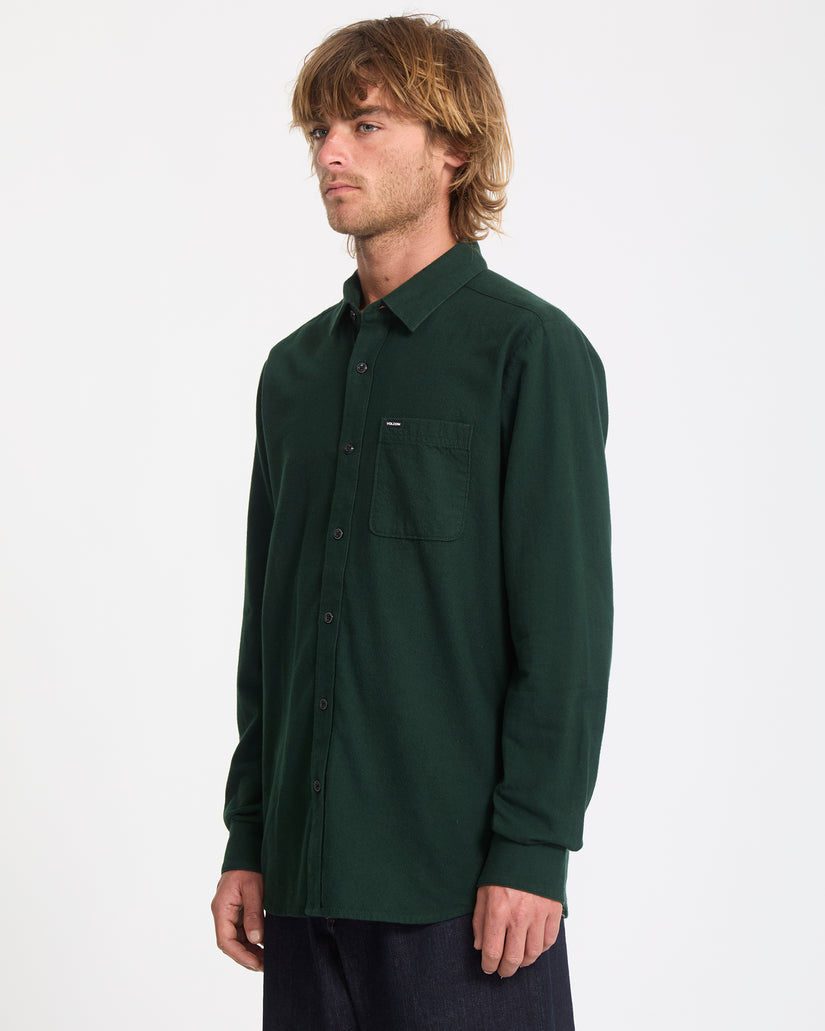 Chemise Caden Solid - Scarab