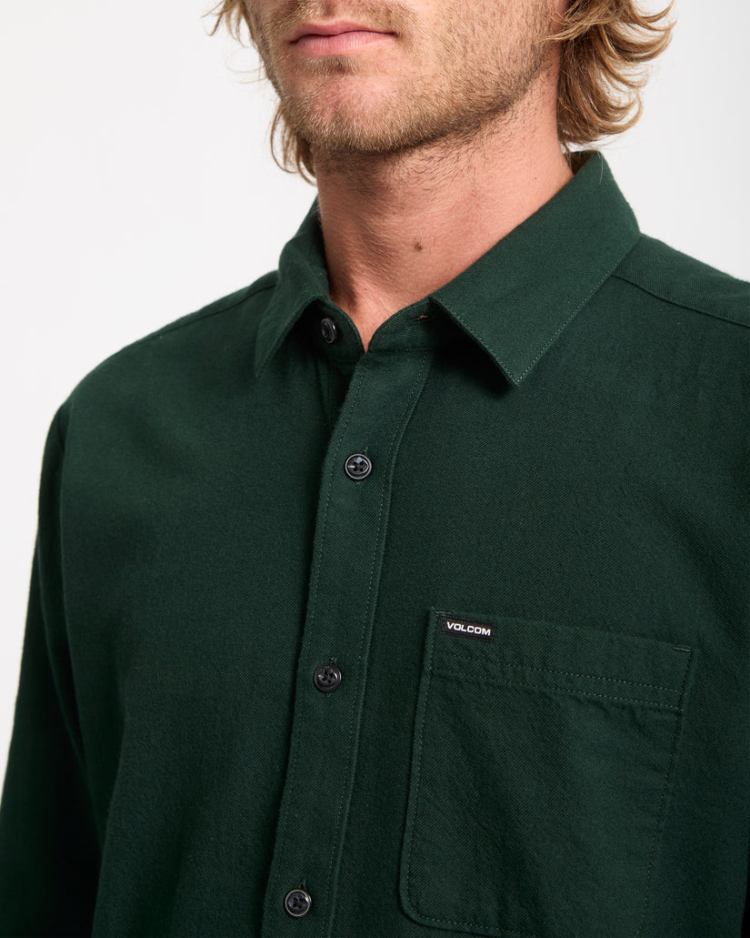 Chemise Caden Solid - Scarab