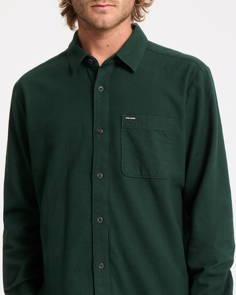 Chemise Caden Solid - Scarab