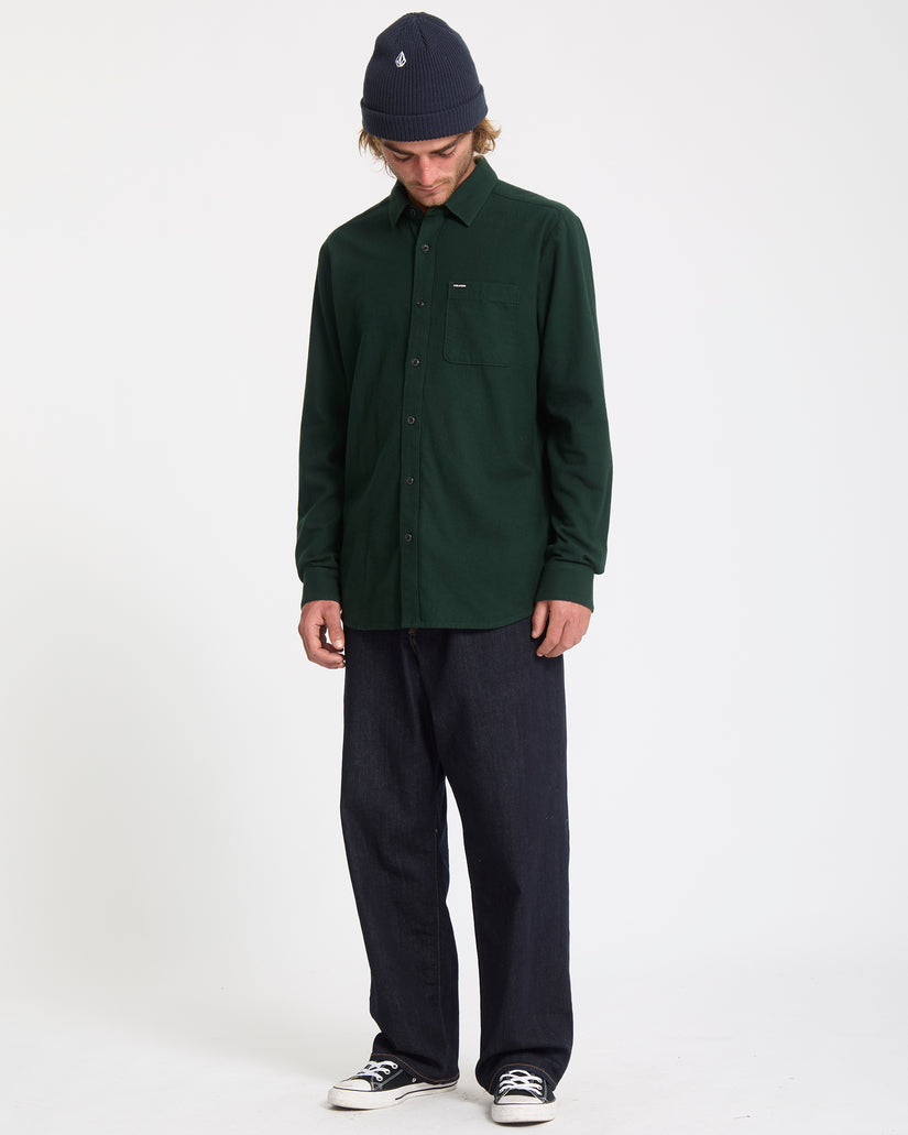 Chemise Caden Solid - Scarab
