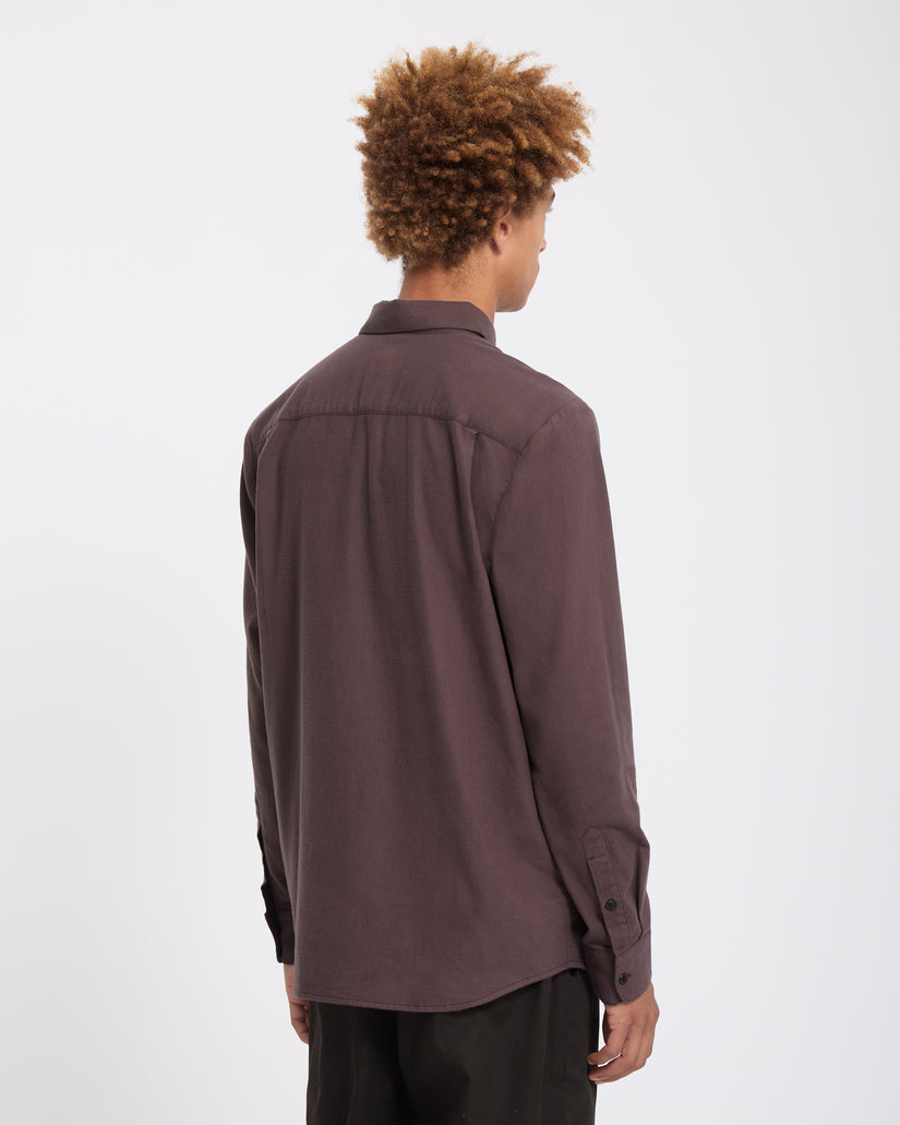 Chemise Caden Solid - Raisin