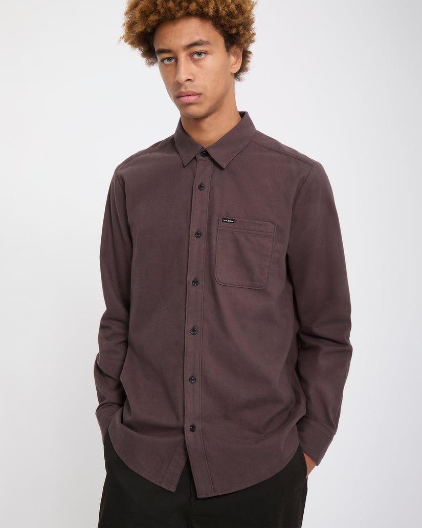 Chemise Caden Solid - Raisin