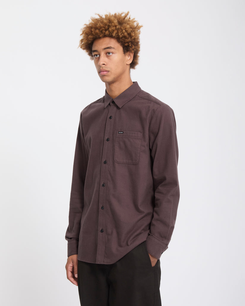 Chemise Caden Solid - Raisin