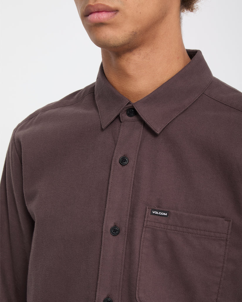 Chemise Caden Solid - Raisin