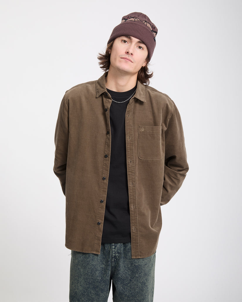 Chemise Zander Corduroy - Earth