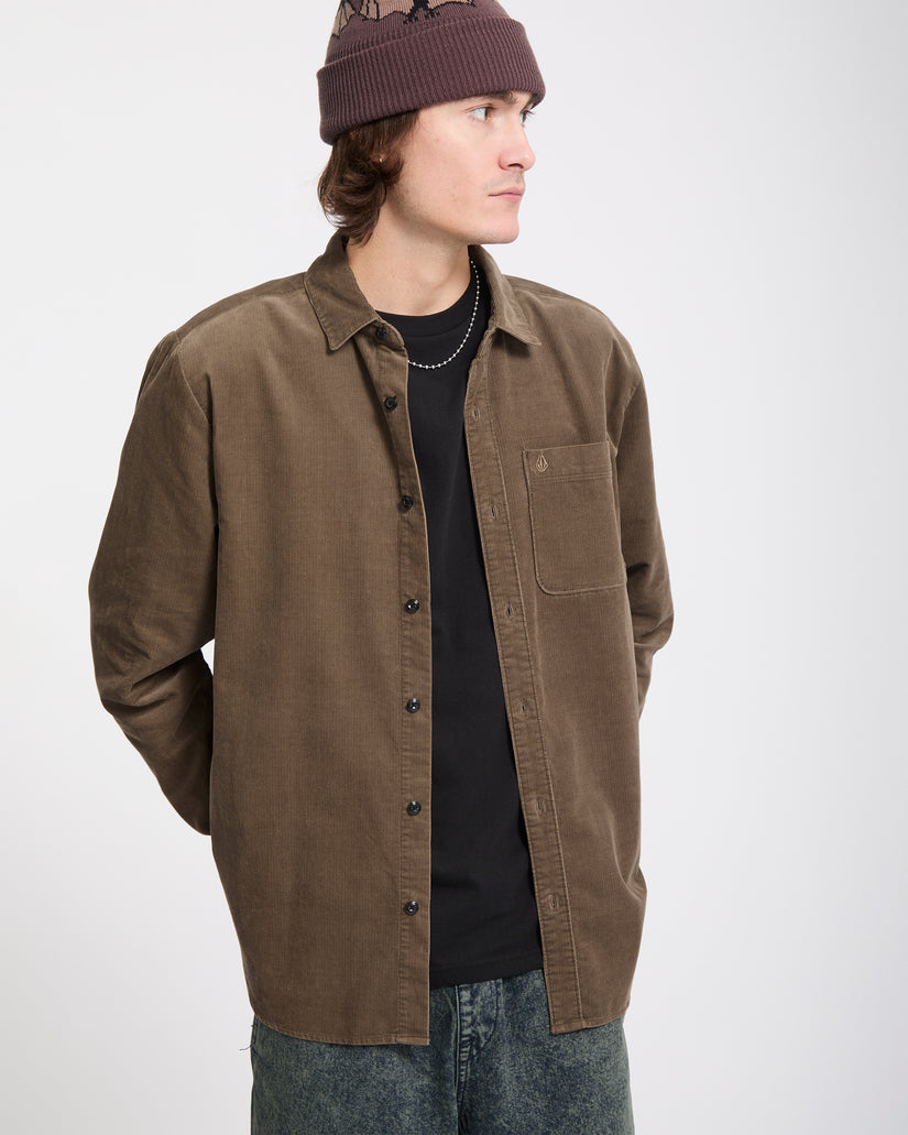Chemise Zander Corduroy - Earth