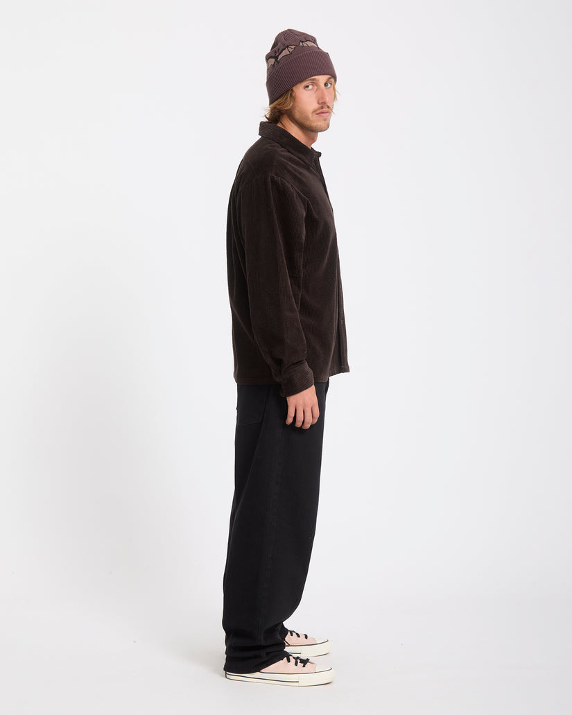 Chemise Fostered II Corduroy - Cacao