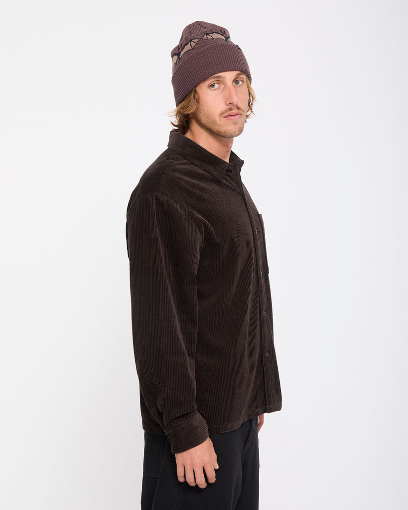 Chemise Fostered II Corduroy - Cacao