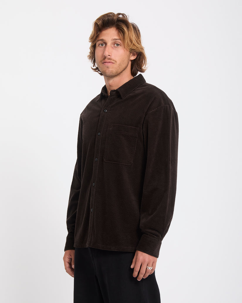 Chemise Fostered II Corduroy - Cacao
