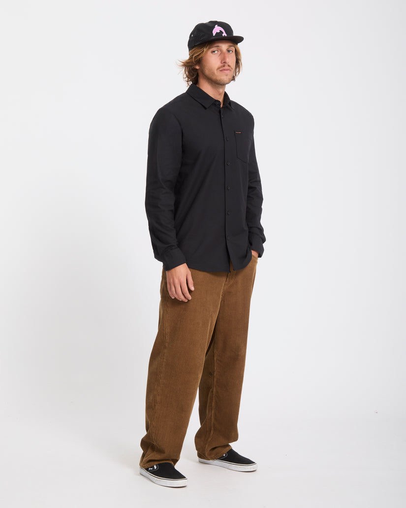 Chemise Veeco Oxford - Black