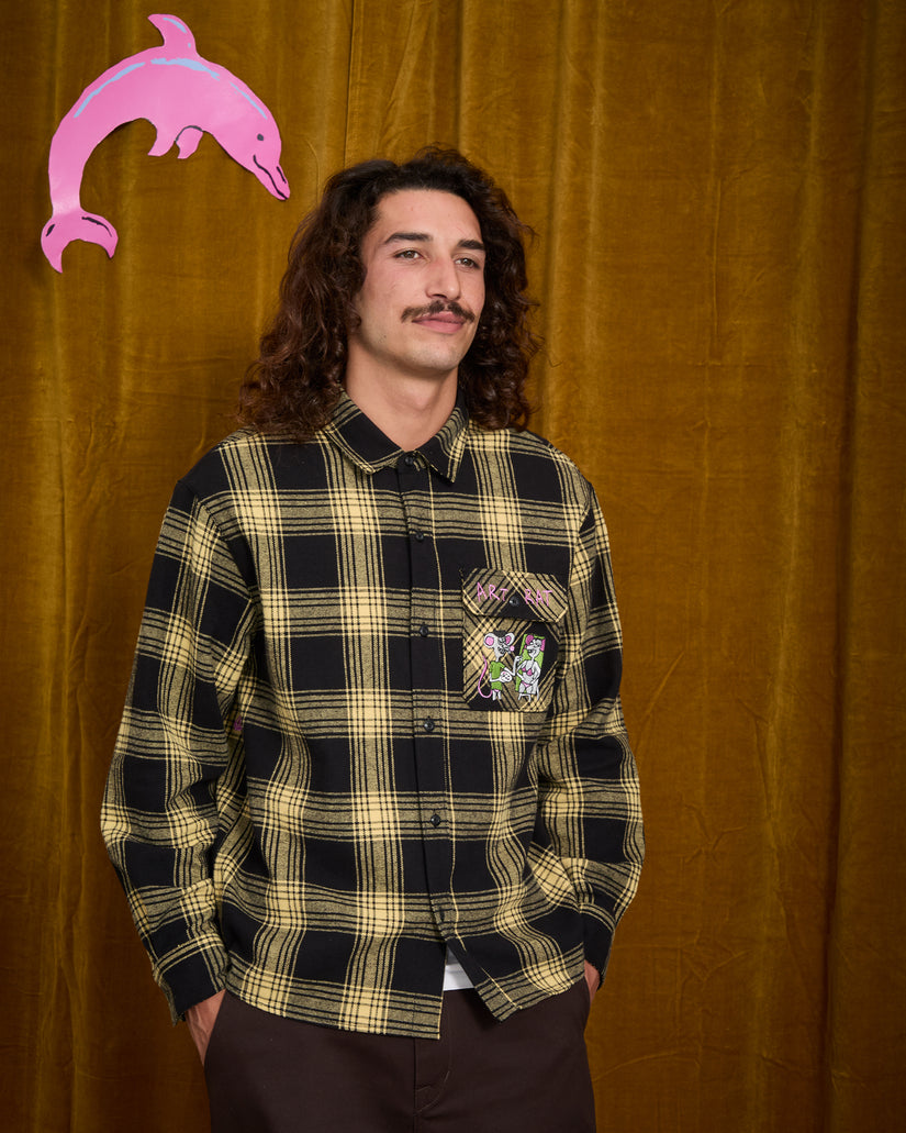 Chemise Ozzy Plaid - Mustard