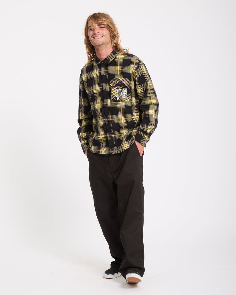 Chemise Ozzy Plaid - Mustard
