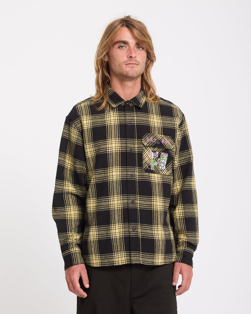 Chemise Ozzy Plaid - Mustard