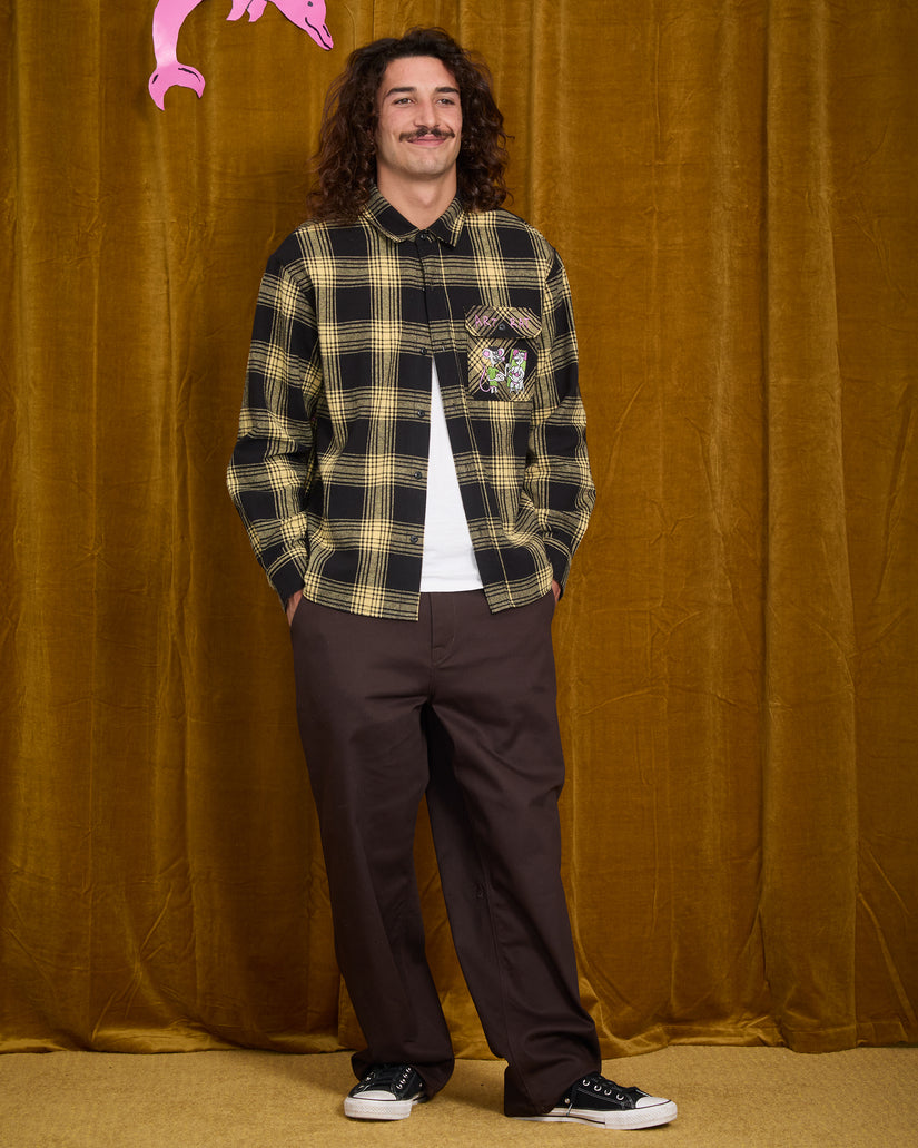 Chemise Ozzy Plaid - Mustard