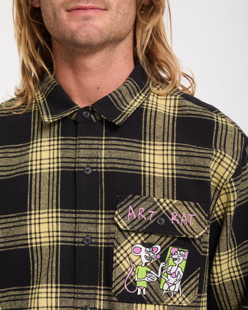 Chemise Ozzy Plaid - Mustard