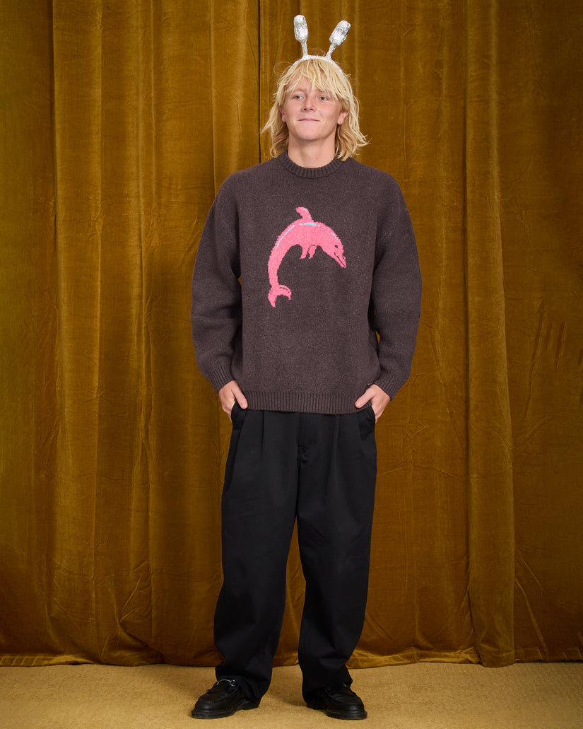 Pull Ozzy Dolphin - Raisin