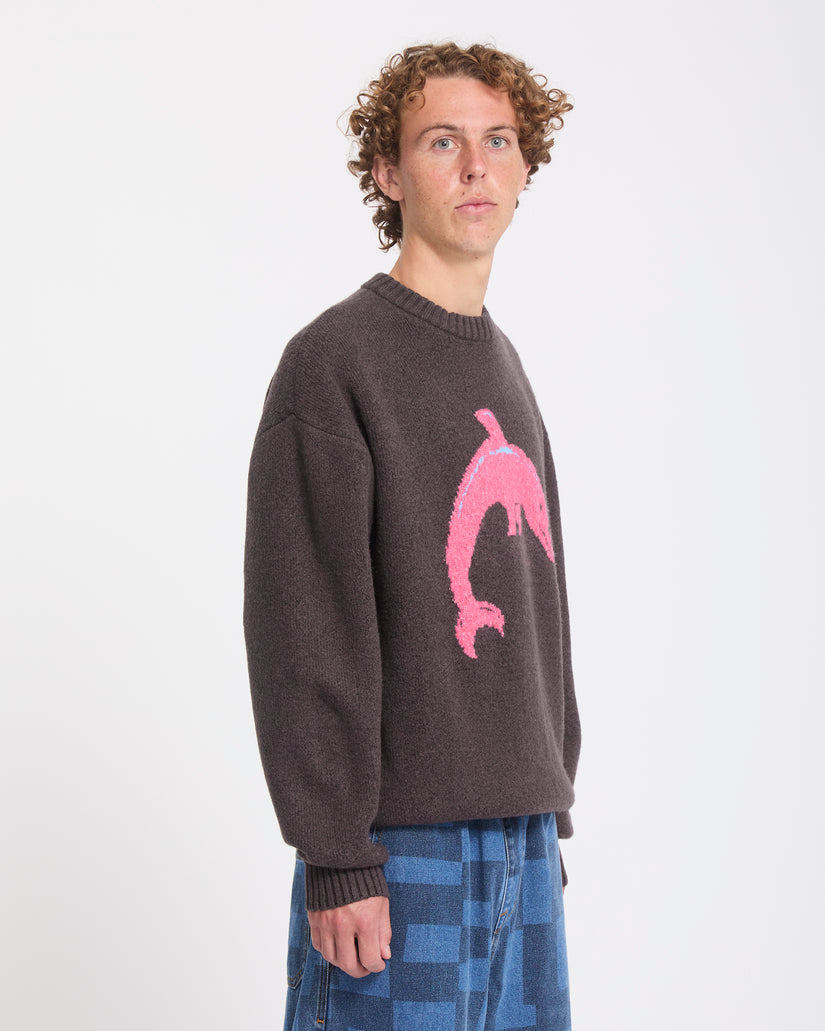 Pull Ozzy Dolphin - Raisin
