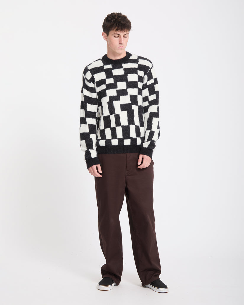 Pull Carrau Check - Black