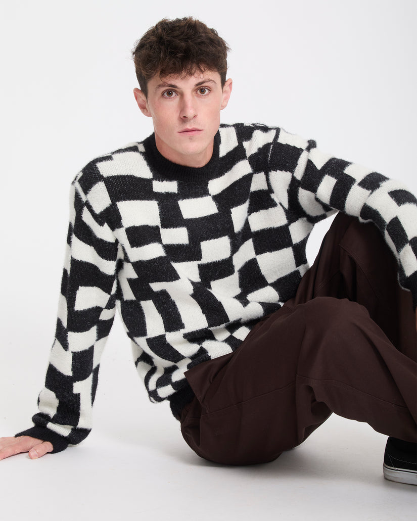 Pull Carrau Check - Black
